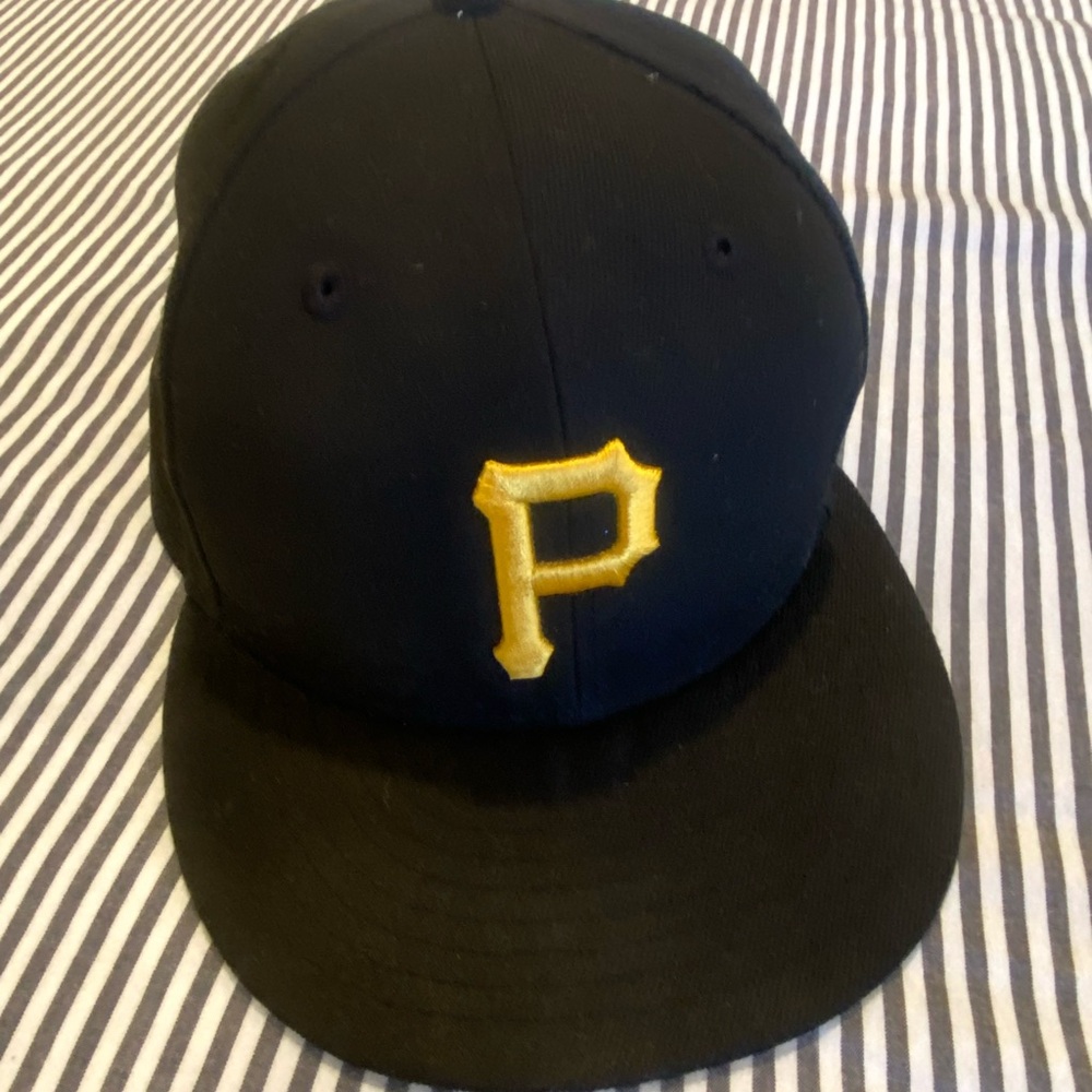 New Era 59Fifty Pittsburgh Pirates Authentic Official On Field Fitted Hat